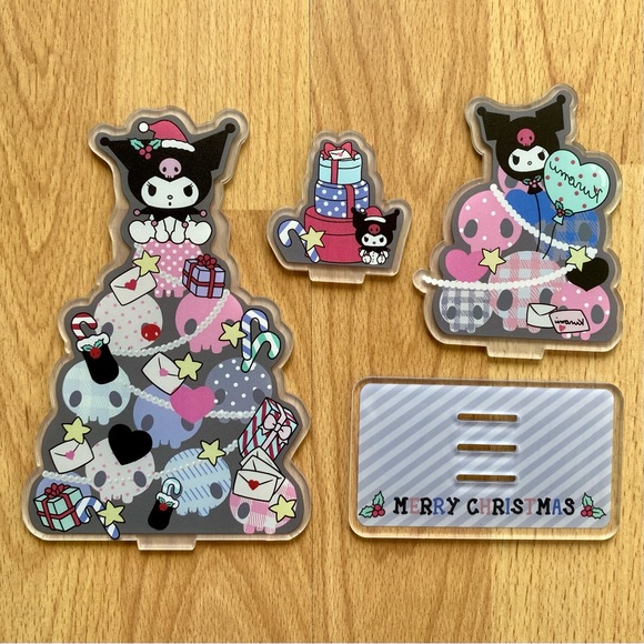 Kuromi Christmas 6” Acrylic Pop Art - Picture 2 of 2